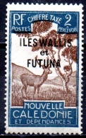 WALLIS & FUTUNA ISLANDS 1930 Postage Due - Stag -  2c - Brown And Blue MH - Strafport