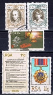 RSA+ Südafrika 1984 Mi 642-43 649 656 661 Schriftsteller, Mineralien, Verfassung, Orden - Gebruikt