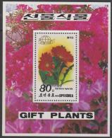 KOREA NORTH - 1989 Flower Gift Souvenir Sheet. Scott 2850. MNH ** - Korea (Nord-)