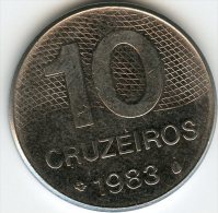 Brésil Brazil 10 Cruzeiros 1983 KM 592.1 - Brésil