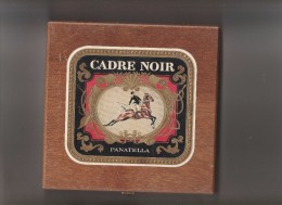 BOITE A 25 CIGARES  BOIS VIDE CADRE NOIR PANATELLA    TDA68 - Cigar Cases