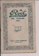 Apiculture Apiculteurs Abeilles Miel Ruches 4 Catalogues Et Tarifs Français Et Américains Env 1918 - Supplies And Equipment