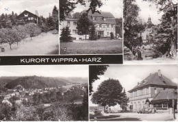 AK Kurort Wippra - Harz -  Mehrbildkarte - Werbestempel Sangerhausen Buntmetallzentrum (16978) - Sangerhausen