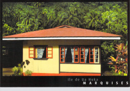 Polynésie Française-Les Iles Du Pacifique Sud-Maison Traditionnelle Ile De Ua Huka Archipel Des MARQUISES(6054)(archi) - Polynésie Française