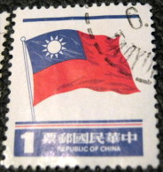 Taiwan 1978 National Flag $1 - Used - Gebruikt