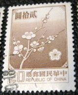 Taiwan 1979 Cherry Blossom National Flower $20 - Used - Gebraucht