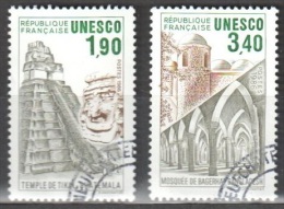 France 1986 UNESCO Service Michel 37-38 - Used - Gebraucht