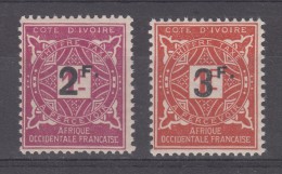 Cote D'ivoire Taxe   N° 17 Et 18  Neuf ** - Unused Stamps