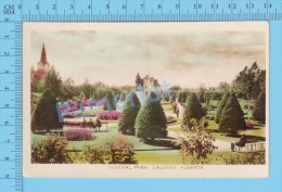 Calgary Alberta ( Central Park, Real Photo) Post Card Postcard 2 Scans - Calgary