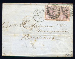 Lettre De Londres Pour Bordeaux 1877 - Cartas & Documentos