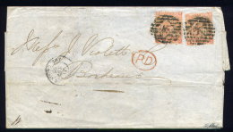 Lettre De Londres Pour Bordeaux 1866 - Lettres & Documents