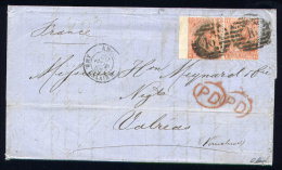 Lettre De Londres Pour Valréas 1866 - Covers & Documents