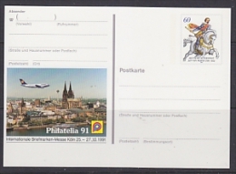 Germany 1991 Philatelia ´91 Köln Stationery Unused (23308E) - Illustrated Postcards - Mint