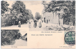 Gruß Aus BOBLITZ Spreewald Otto Jacubasch Brauerei U Gasthof LÜBBENAU 23.2.1913 Gelaufen - Lübbenau