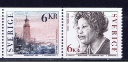 S+ Schweden 1993 Mi 1801-02 Mnh Nobelpreis: Morrison - Nuevos