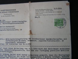 == Dokument Berlin Rheinickerdorf  1950 - Covers & Documents