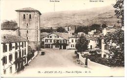 38. ASCAIN. PLACE DE L' EGLISE. - Ascain