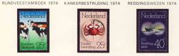 Niederlande / Netherlands 1974 : Mi 1032-1034 *** - Jahrestage / Jubileum - Neufs