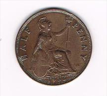 *** GREAT BRITAIN  1/2 PENNY  1936 - C. 1/2 Penny