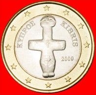 * TYPE 2008-2022 FINLAND: CYPRUS ★1 EURO 2009 UNC!  INTERESTING YEAR! FROM ROLLS! LOW START ★ NO RESERVE! - Cipro