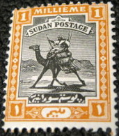 Sudan 1921 Arab Postman 1m - Mint - Soudan (...-1951)