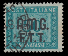 Italia – Trieste Zona A (AMG FTT): SEGNATASSE - Lire 50 Verde Azzurro - 1947/49 - Taxe