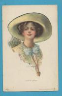 CPA 352 - Portrait Jeune Femme Au Chapeau Art Nouveau Illustrateur ? - Zonder Classificatie