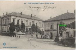 Carte Postale Ancienne De BROUVELIEURES – L'HOTEL DE VILLE - Brouvelieures