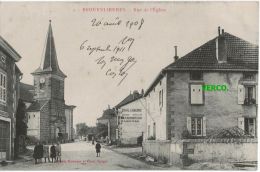 Carte Postale Ancienne De BROUVELIEURES – RUE DE L'EGLISE - Brouvelieures