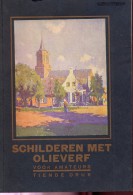 Instructie Boekje Handleiding  Schilderen Met Olieverf - Valkema Blouw - Uitg Talens Apeldoorn 1949 - Otros & Sin Clasificación