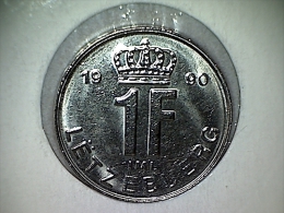 Luxembourg 1 Franc 1990 TTB - Luxemburg