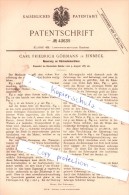 Original Patent -  C. F. Göhmann In Einbeck , 1887 , Neuerung An Häckselmaschinen , Landwirtschaft , Agrar !!! - Einbeck