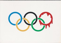 Boomerang Kaart - Olympische Vlag. Barry Pirovano. - Jeux Olympiques