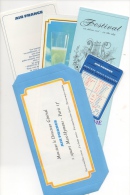 Publicité Aviation. Air France. Lot De 5 Documents "in The Sky" - Publicités