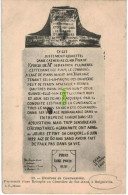 Carte Postale Ancienne De BULGNEVILLE – FAC-SIMILE D'UNE EPITAPHE AU CIMETIERE DE STE-ANNE - Bulgneville