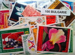 BULGARIE 100 TIMBRES DIFFERENTS OBLITERES - Collections, Lots & Series