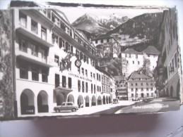 Oostenrijk Österreich Vorarlberg Feldkirch Hotel Löwen Und PKW - Feldkirch