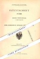 Original Patent - Heinrich Verdcheval In Grimlinghausen B. Neuss , 1878 , Schar Für Pflug , Landwirtschaft , Agrar !!! - Neuss