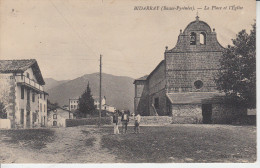 PAYS BASQUE - BIDARRAY - Place & Eglise  PRIX FIXE - Bidarray