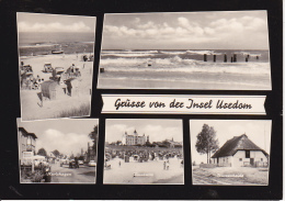 AK Grüsse Von Der Insel Usedom - Mehrbildkarte - 1965 (17046) - Usedom