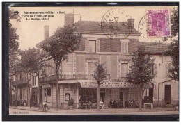 CPA (03) VARENNES SUR ALLIER LE CENTRAL HOTEL PLACE DE L'HOTEL - ANIMEE 1936 - Other Municipalities