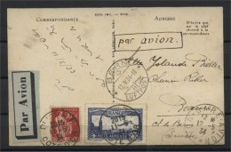 FRANCE, AIRPOST CARD 1934 TO BERNE SWITZERLAND - 1927-1959 Cartas & Documentos