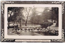 Cpa STEPPING STONES ENDCLIFFE WOODS SHEFFIELD - Sheffield