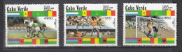 CAPE VERDE, 1982, Football Championship, Set 3 V, MNH, (**) - Kap Verde