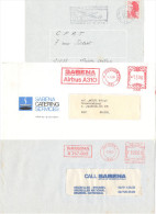 Un Lot De 3 Enveloppes Et Marques Postales Sur L'aviation - Aviones