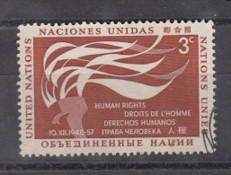 UNITED NATIONS (NEW YORK), 1957 Human Rights , 1 V,  MNH, (**) - Nuevos