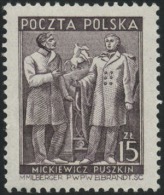 Poland 1949 Mi 543 Mickiewicz Puszkin MNH** - Other & Unclassified
