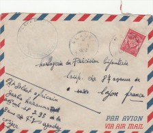 Yvert  FM 12  - 5/1952 AGADEZ Niger Cachet Militaire - Cartas & Documentos