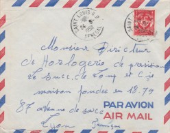 Yvert  FM 12 Sur Lettre 24/5/1952 SAINT LOUIS Sénégal - Militärische Franchisemarken