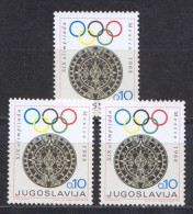 Jugoslawien; 1968 Zwangzuschlag; Michel 35 **; Olympische Spiele Mexico - Timbres-taxe